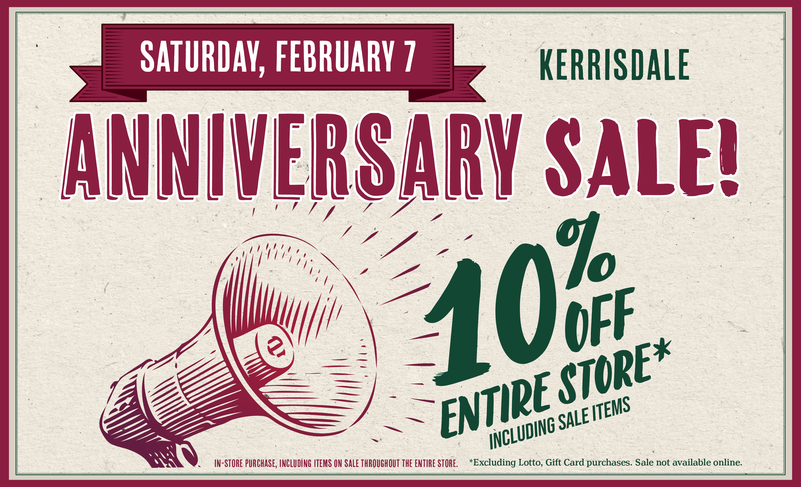 Kerrisdale Anniversary