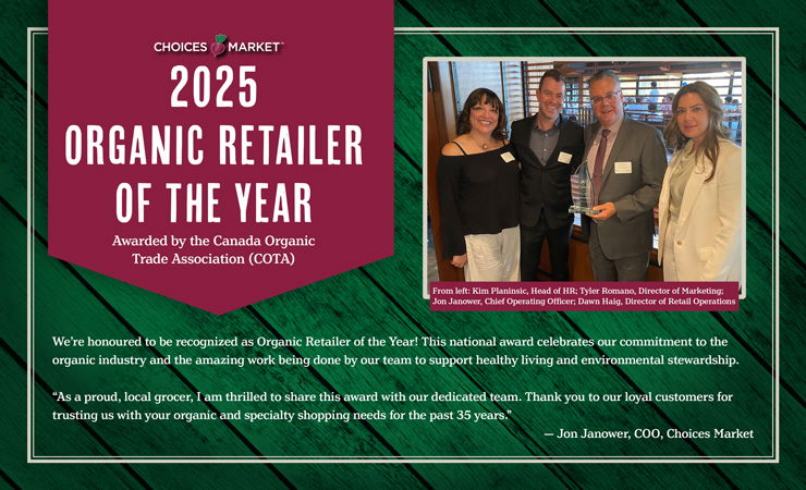 Organic Retailer of the Year 2025