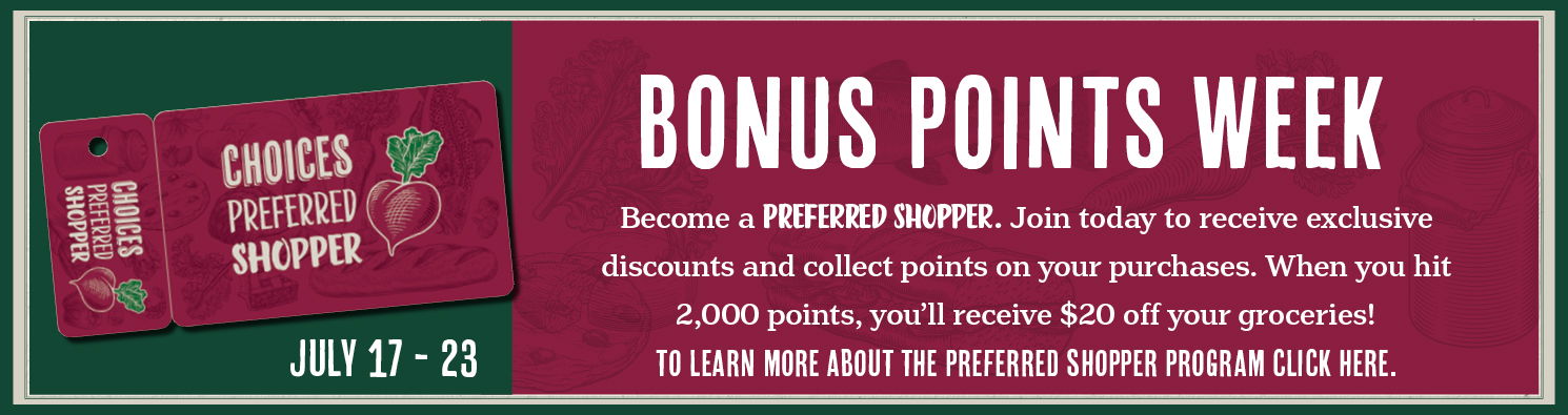 Bonus Points Week