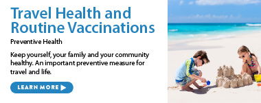 Travel Health & Routine Vaccinations