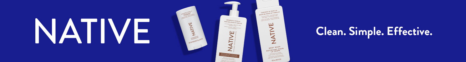 Native Deodorants and Hair Care products