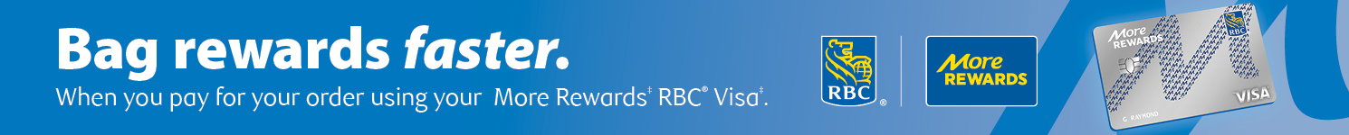 Earn points faster with the More Rewards RBC Visa card