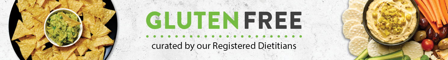 Gluten Free - curated by our Registered Dietitians