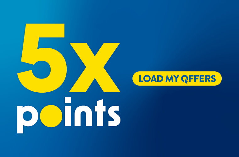Don’t forget to load My Offers, save money and earn points faster with digital coupons