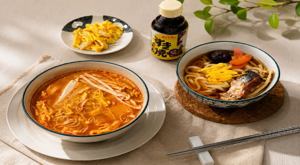 japanese and korean soup noodles