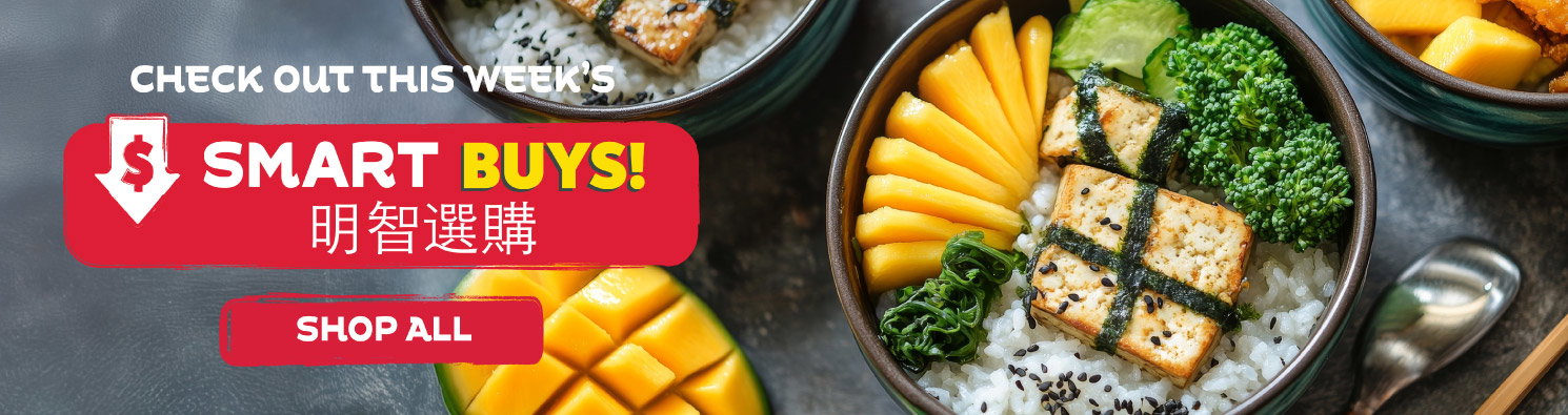 Weekly Deals at PriceSmart Foods featuring fresh Asian meats, seafood, produce, noodles and pantry essentials on sale.