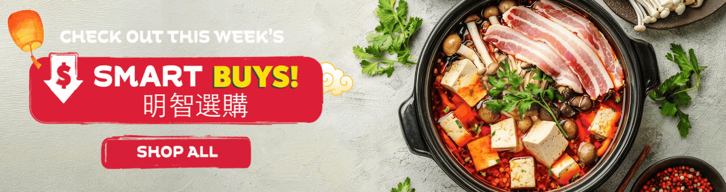 Weekly Deals at PriceSmart Foods featuring fresh Asian meats, seafood, produce, noodles and pantry essentials on sale.