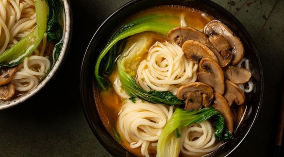 udon noodles and Nissin cup noodles on sale