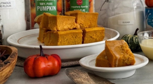 pumpkin butter mochi