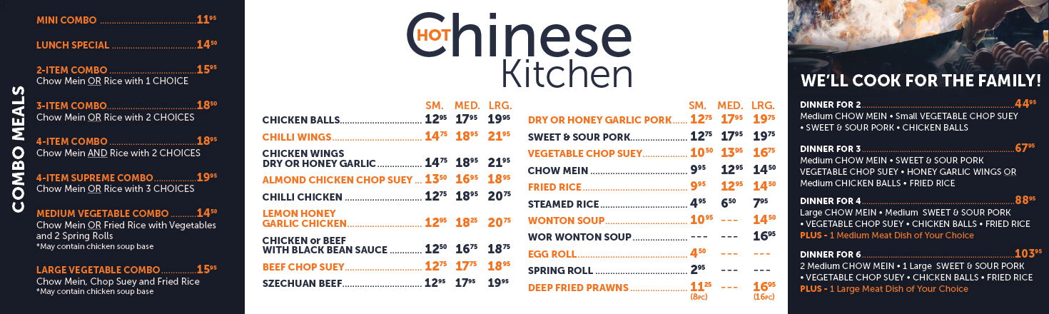 Quality Foods Chinese Kitchen Menu