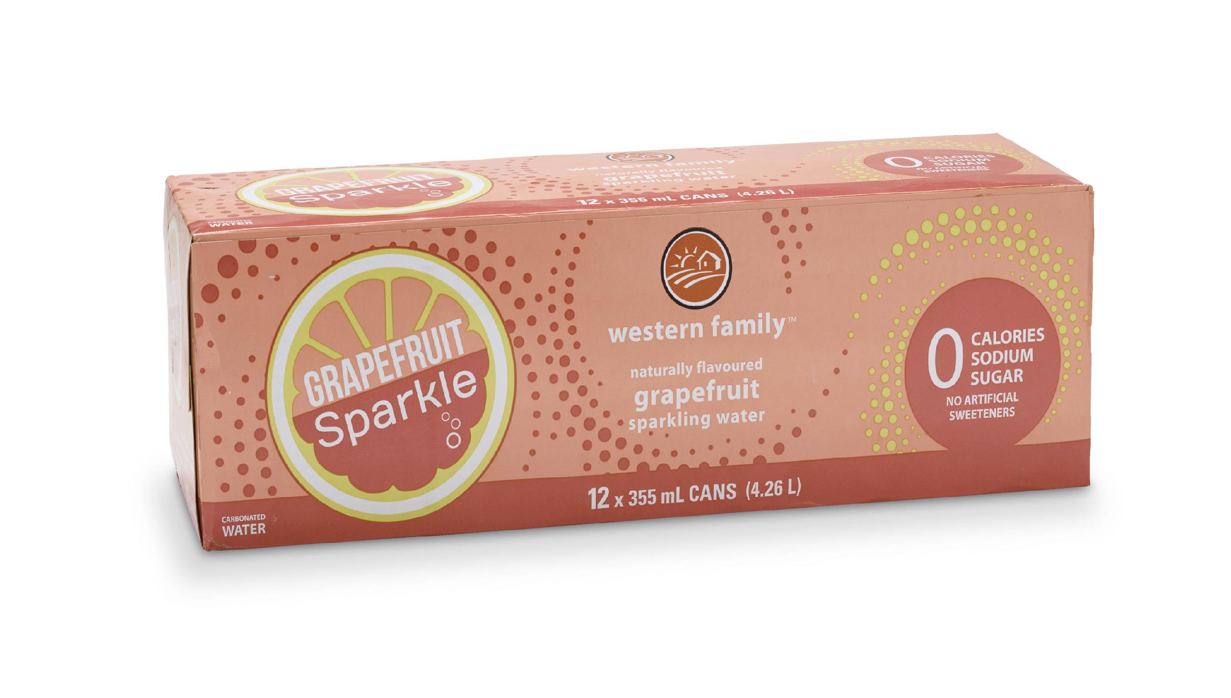 Western Family - Sparkling Water, Grapefruit Sparkle