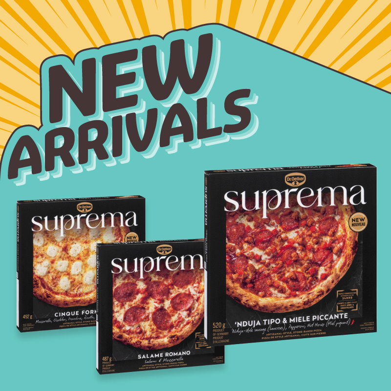 new products suprema pizza