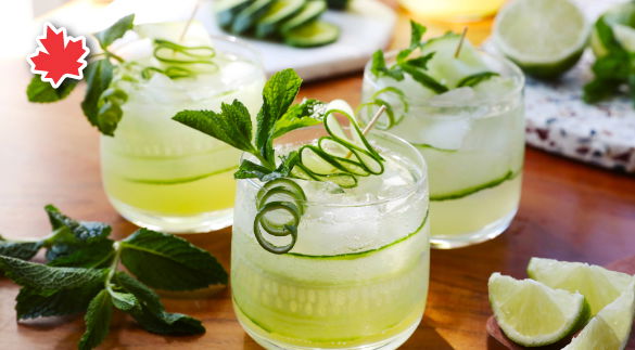 Cucumber Lime Mint Spritzer recipe