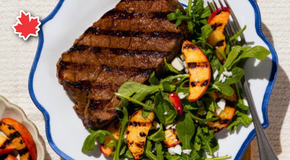 Peach-Glazed Steak Recipe