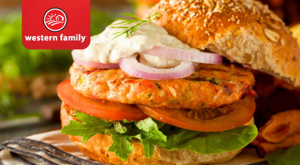 Western Family Salmon Burgers deals