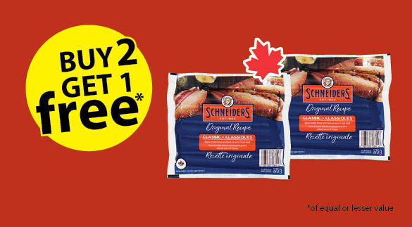 Schneiders sausages & sliced meat B2G1 Free