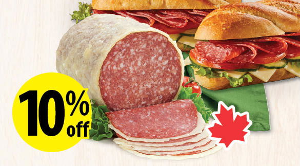 10% off Freybe Salami
