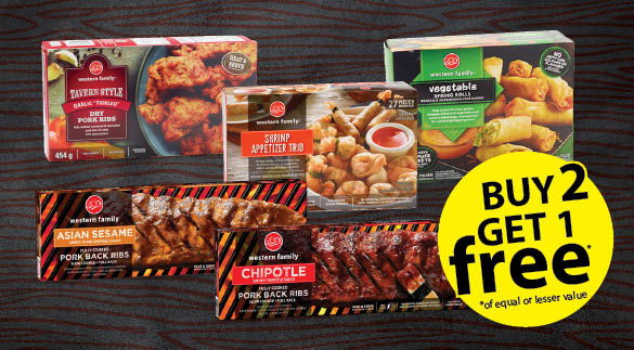 Buy 2 Get 1 Free western family