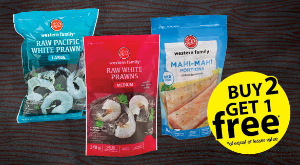 Buy 2 Get 1 Free seefood