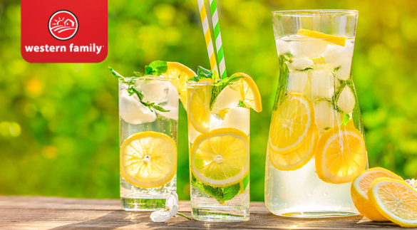 Western Family Limoncello
sparkling water