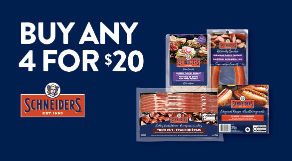 Schneiders offer buy 4 for $20