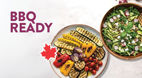 Canadian Produce - BBQ Ready Griling Veggies and Leaf salads