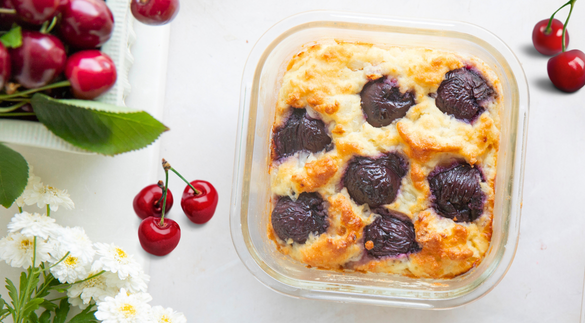 Gluten- Free High Protein Cherry Pancake
