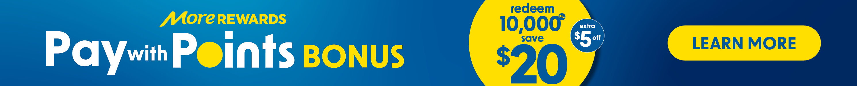 Pay with Points Bonus