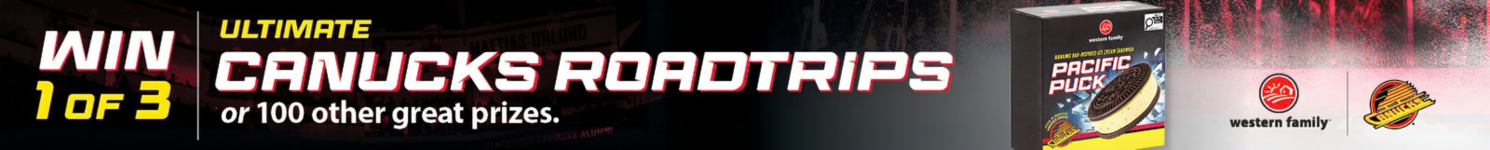 Win 1 of 3 Ultimate Canucks Road Trips