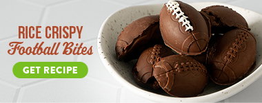 Ricy Crispy Football Bites