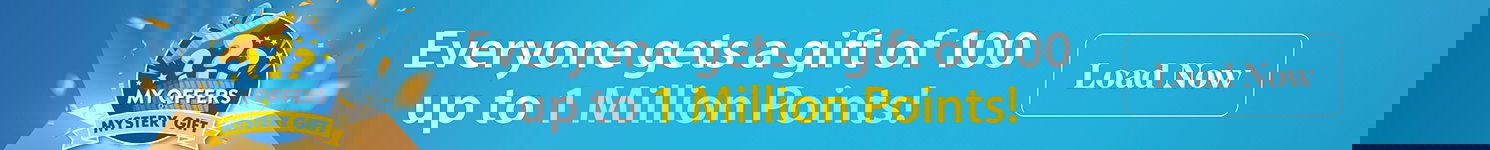 Load My Offers and get 10,000 points when you spend $200