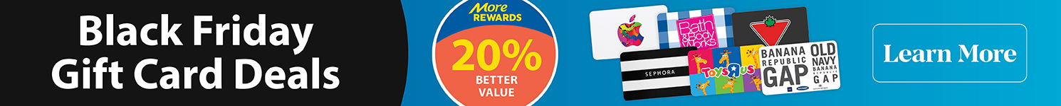 Black Friday Gift Card Deals