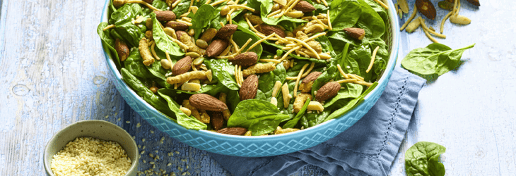 Western Family: Asian-Inspired Spinach Salad Recipe