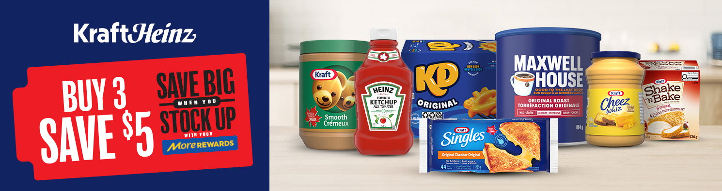 Kraft - Buy 3 save 5